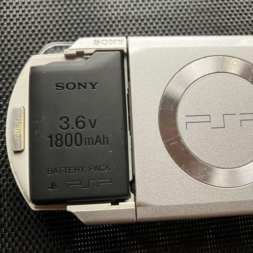 sony psp-1000 handheld console markings and labels