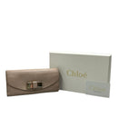 chloe beige wallet markings and labels