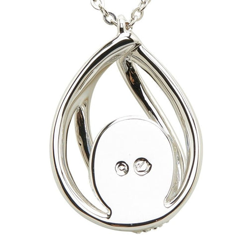 swarovski necklace rear view