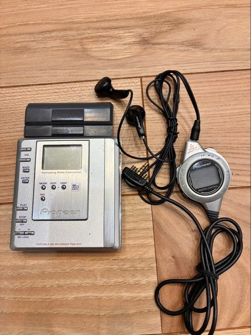 pioneer pmd-r77 minidisc player rear view