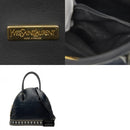 saint laurent navy handbag markings and labels