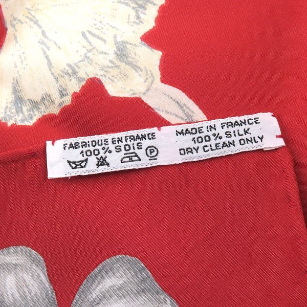 hermes scarf markings and labels
