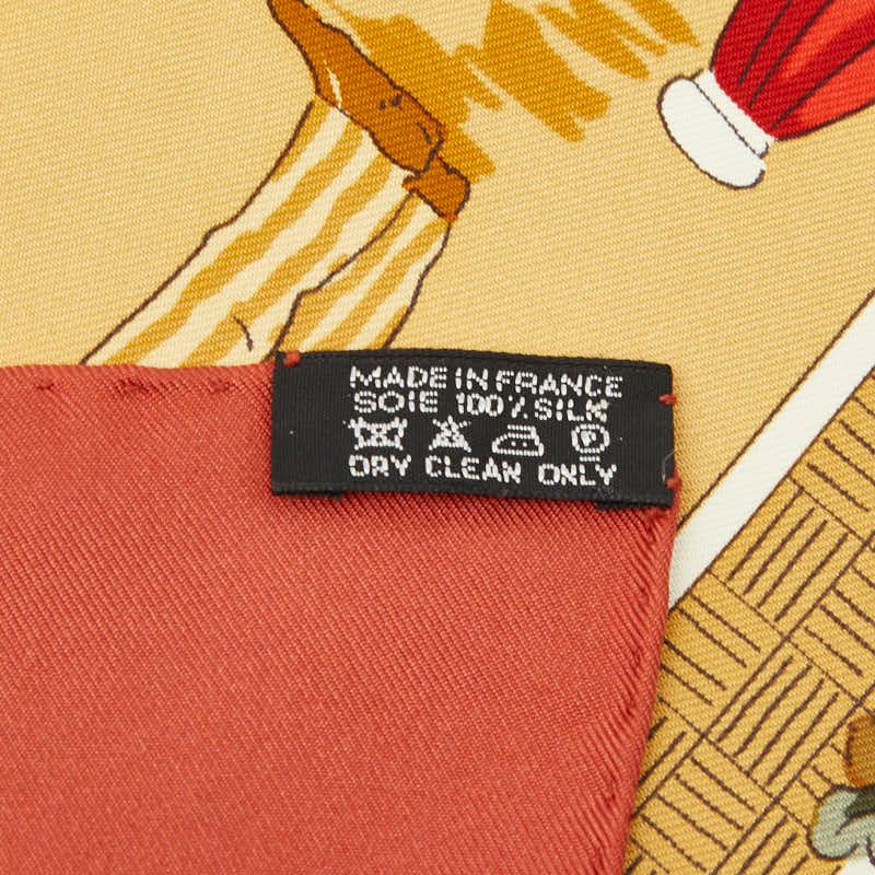 hermes scarf interior details