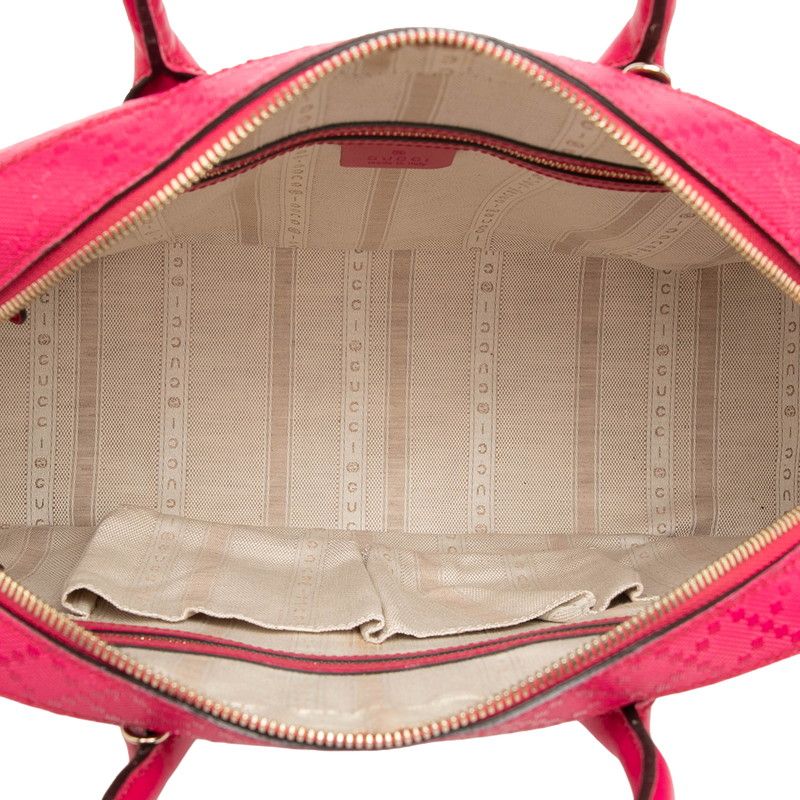 gucci pink handbag side view