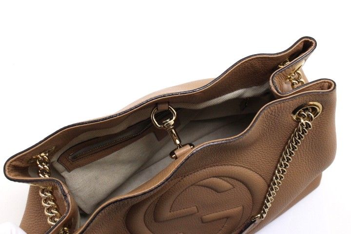 gucci beige tote bag markings and labels