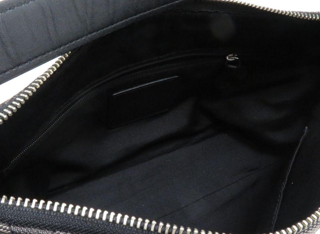 coach grey shoulder bag accessories included