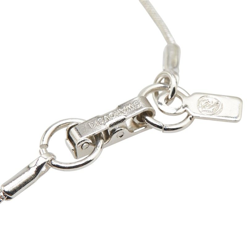swarovski necklace side view