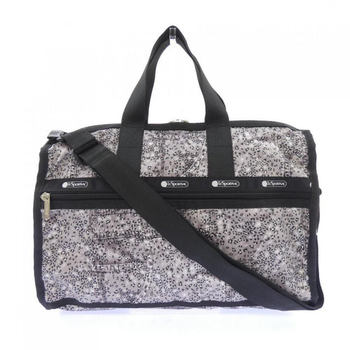 lesportsac grey handbag rear view
