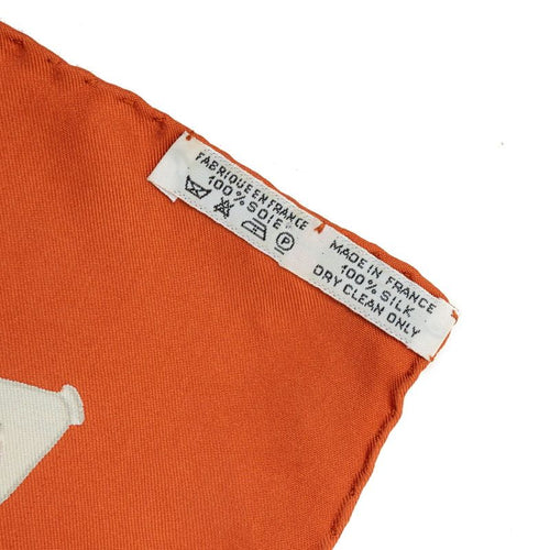hermes scarf markings and labels