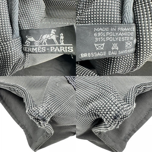 hermes grey backpack markings and labels