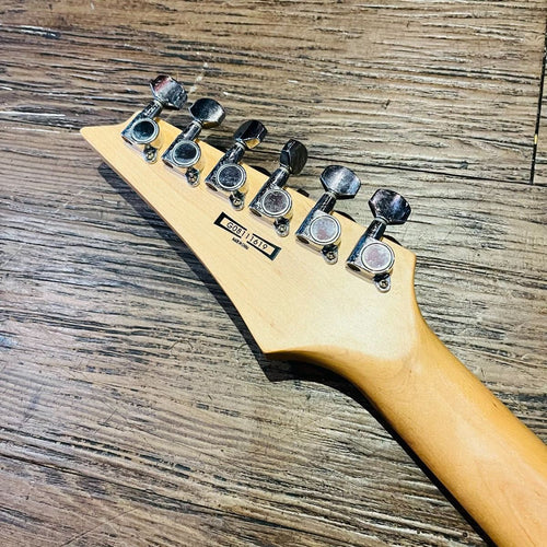 ibanez grx40 white electric guitar markings and labels