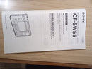 sony icf-sw55 radio accessories included