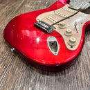 squier electric guitar side view