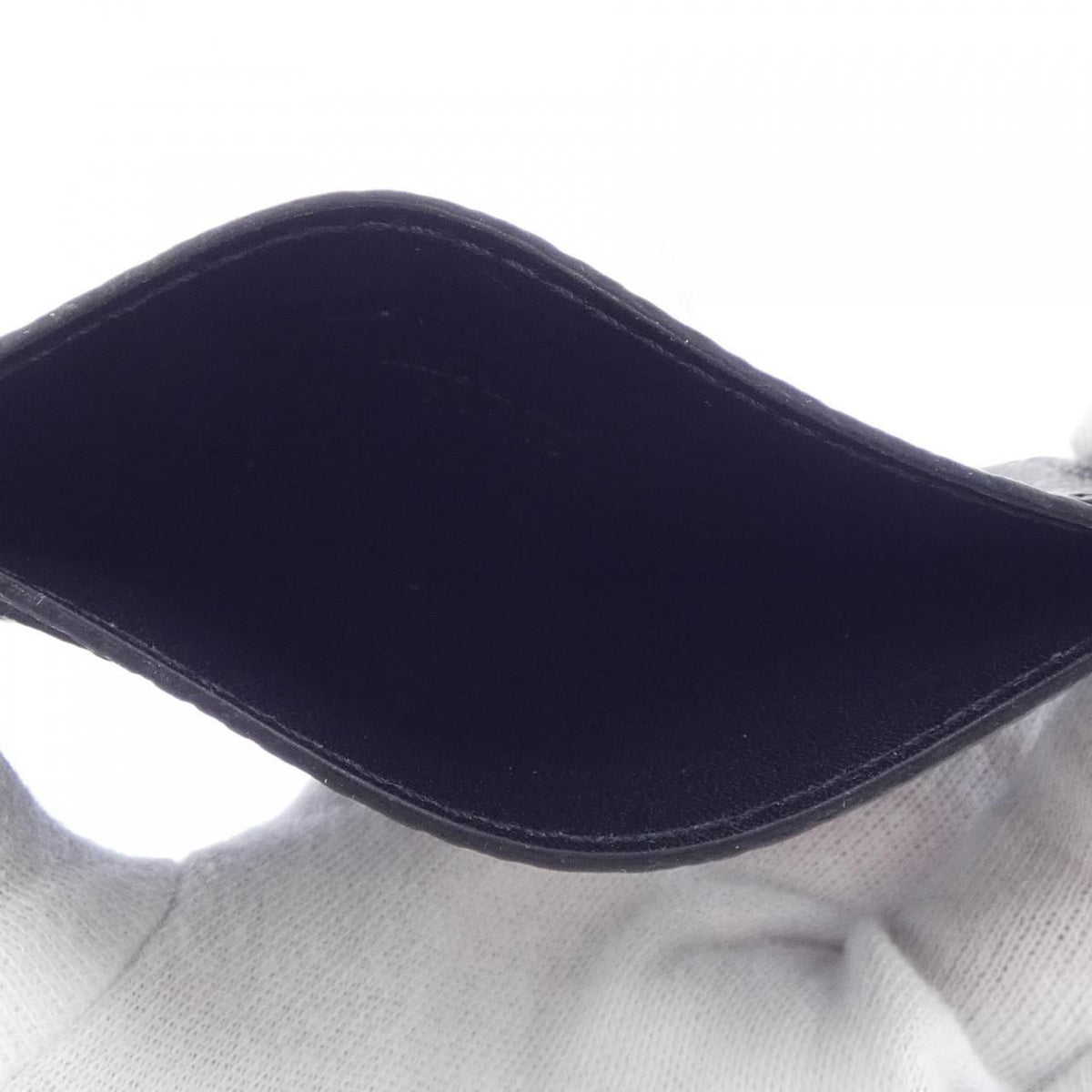 berluti card holder side view