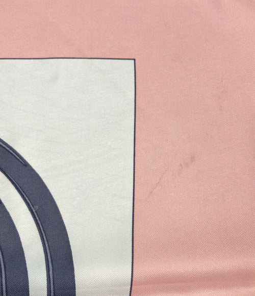hermes pink scarf accessories included
