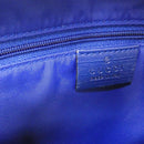 gucci blue tote bag interior details