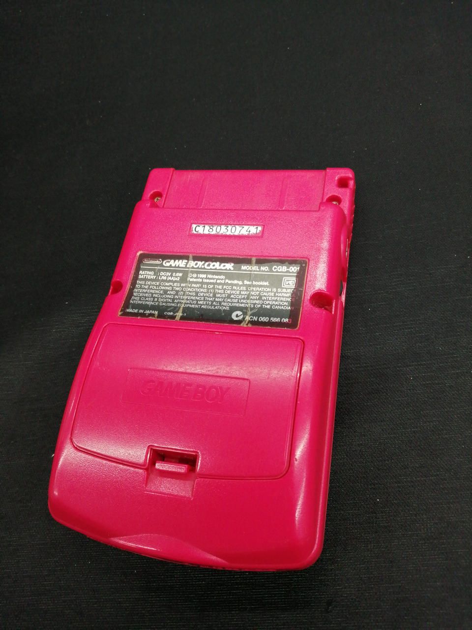 nintendo cgb-001 handheld console accessories included