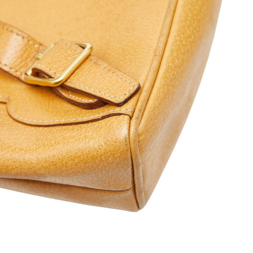 gucci beige backpack interior details
