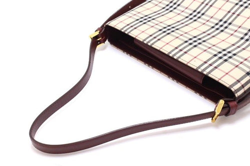 burberry beige shoulder bag rear view