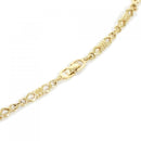 christian dior gold necklace rear view