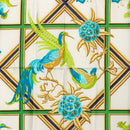hermes navy scarf front view