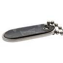 louis vuitton grey keychain side view