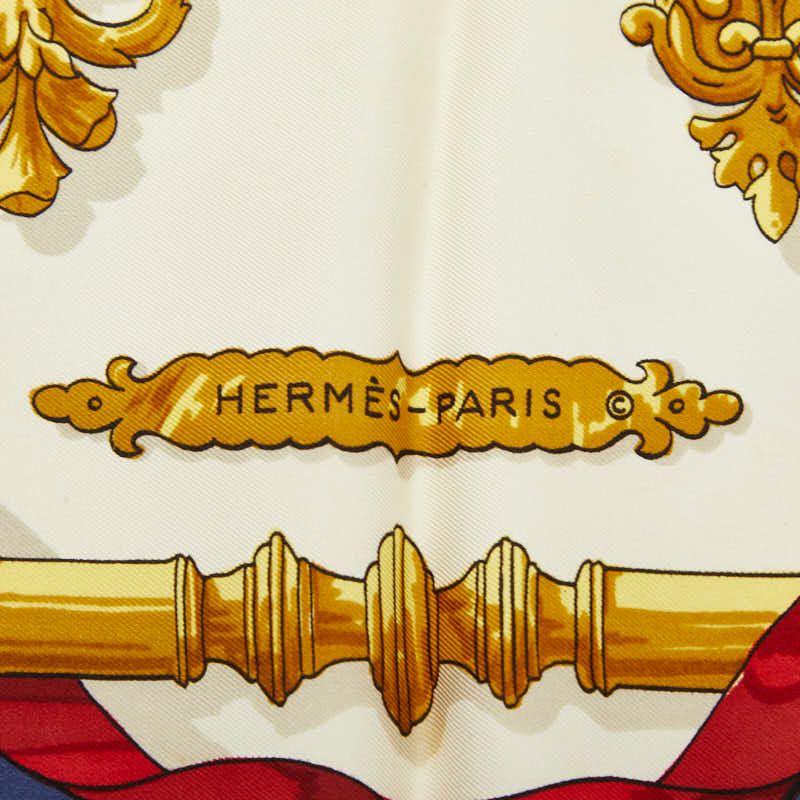 hermes navy scarf condition details