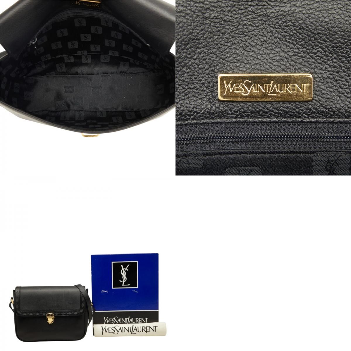 saint laurent shoulder bag markings and labels