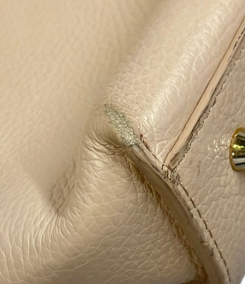 furla beige shoulder bag functional details