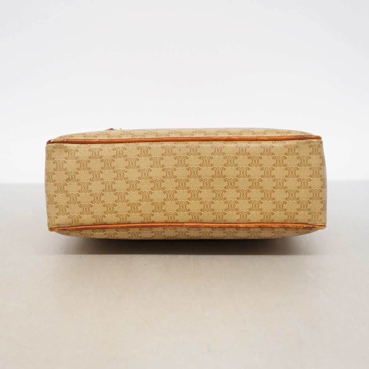 celine beige shoulder bag rear view