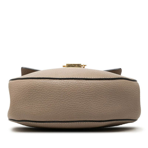chloe beige shoulder bag rear view