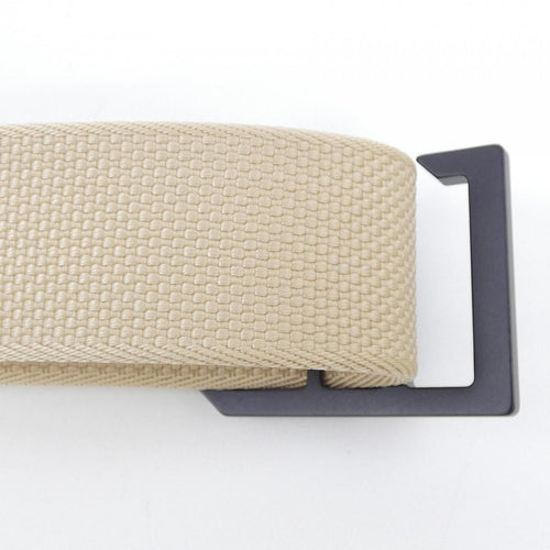hermes beige belt rear view