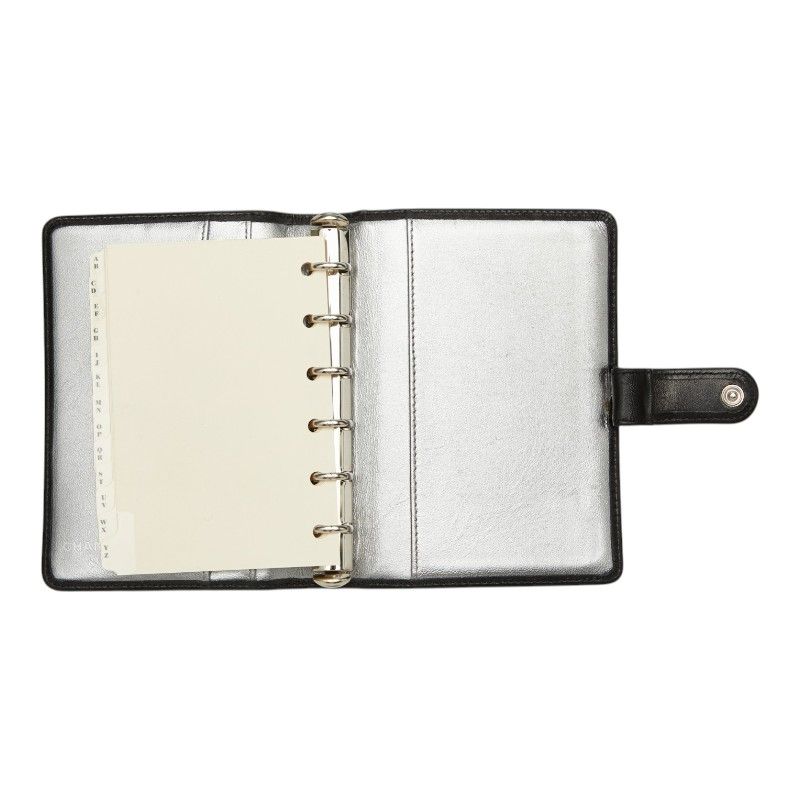 chanel notebook cover interior details