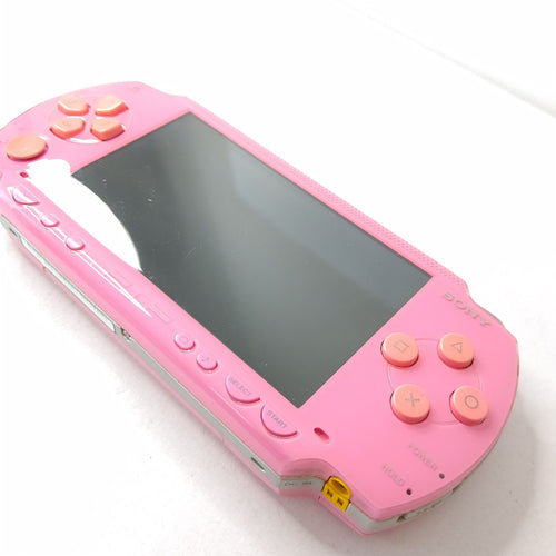 sony psp-1000 pink handheld console rear view