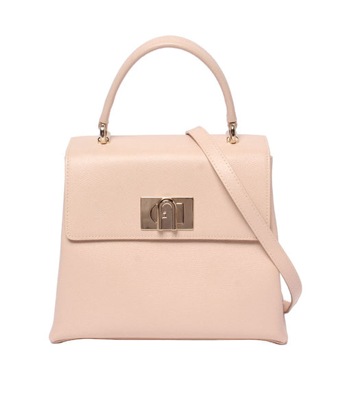 furla beige shoulder bag