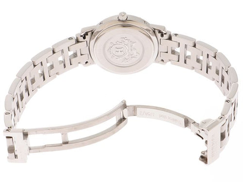 hermes cl4.210 pink watch side view