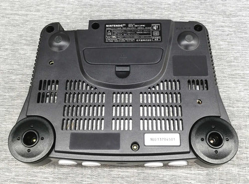 nintendo nus-001 video game console markings and labels