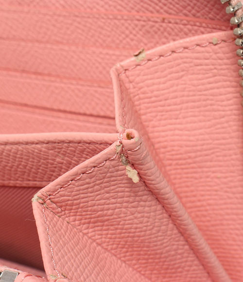 coach f54406 pink wallet interior details