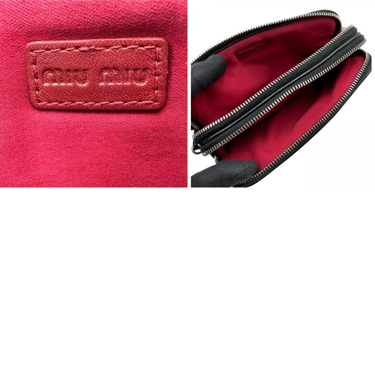 miu miu pouch / clutch markings and labels