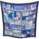 hermes scarf front view
