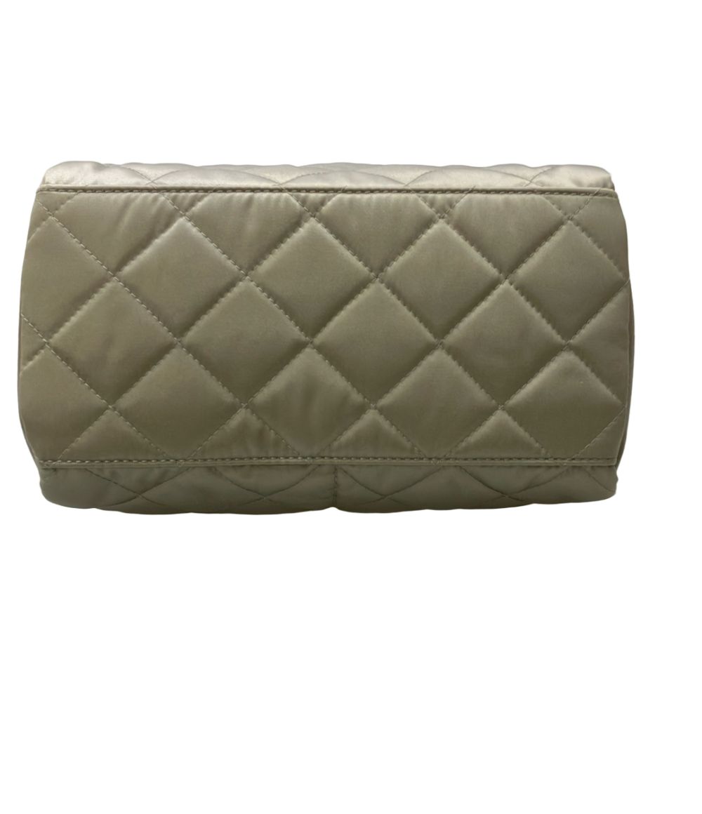 russet grey shoulder bag side view