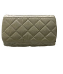 russet grey shoulder bag side view