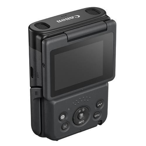 canon v10 compact digital camera rear view