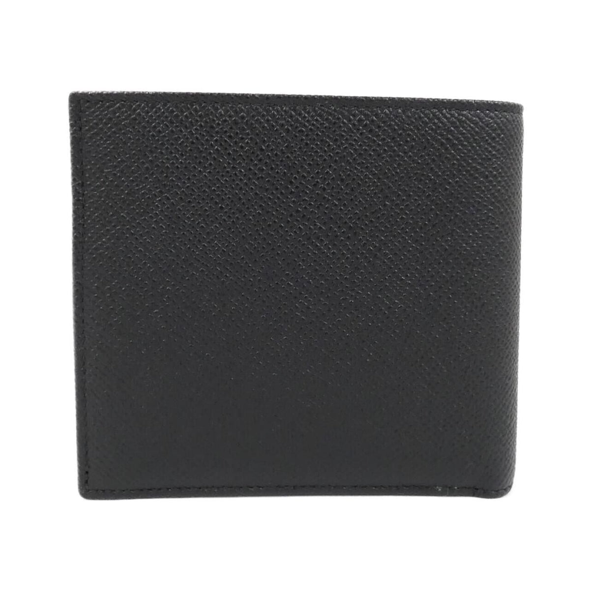 bvlgari black wallet front view