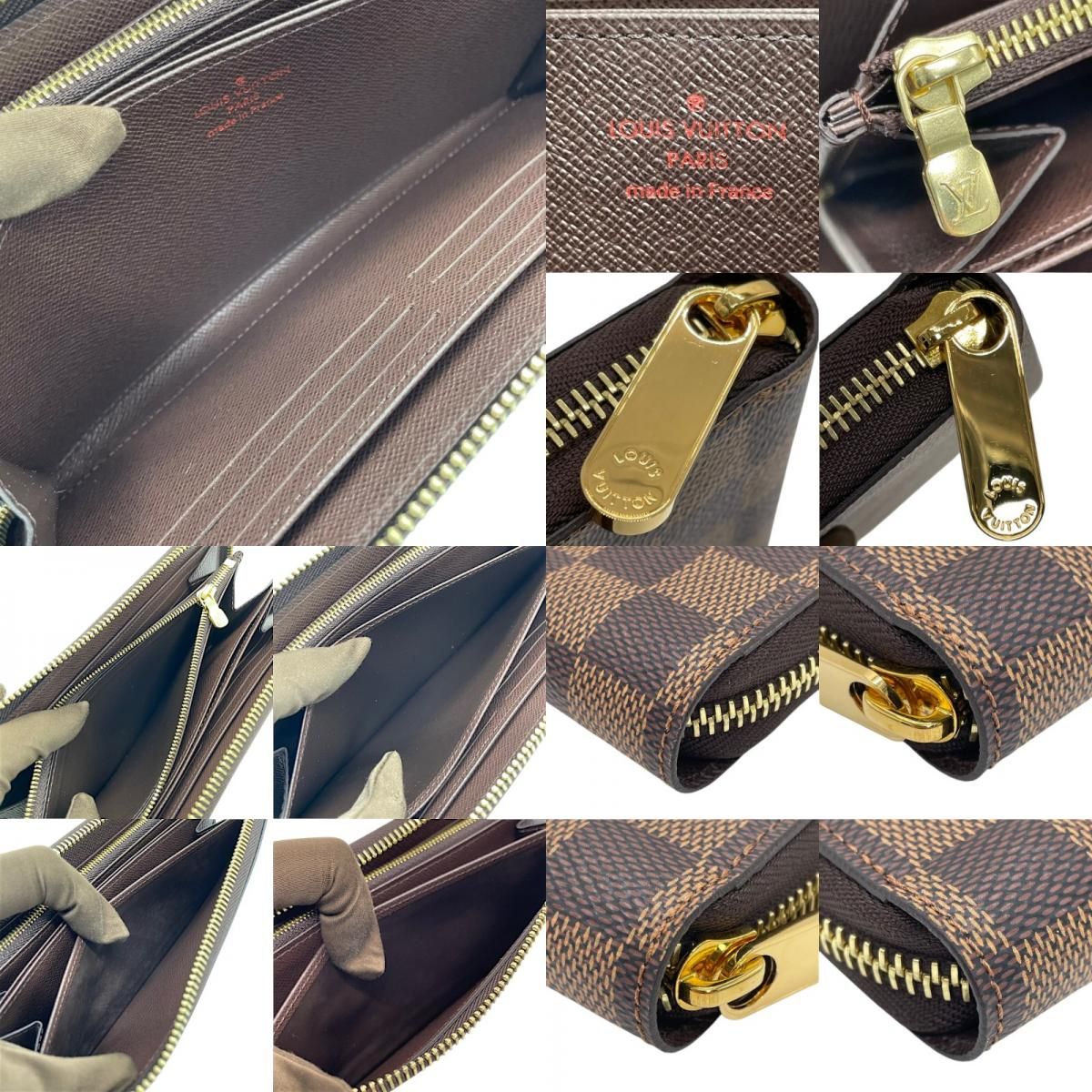 louis vuitton n41661 wallet markings and labels