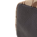 coach beige backpack interior details