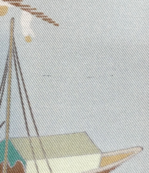 hermes beige scarf markings and labels