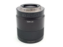 sony sel55f18z lens front view