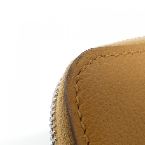 hermes silver coin purse rear view