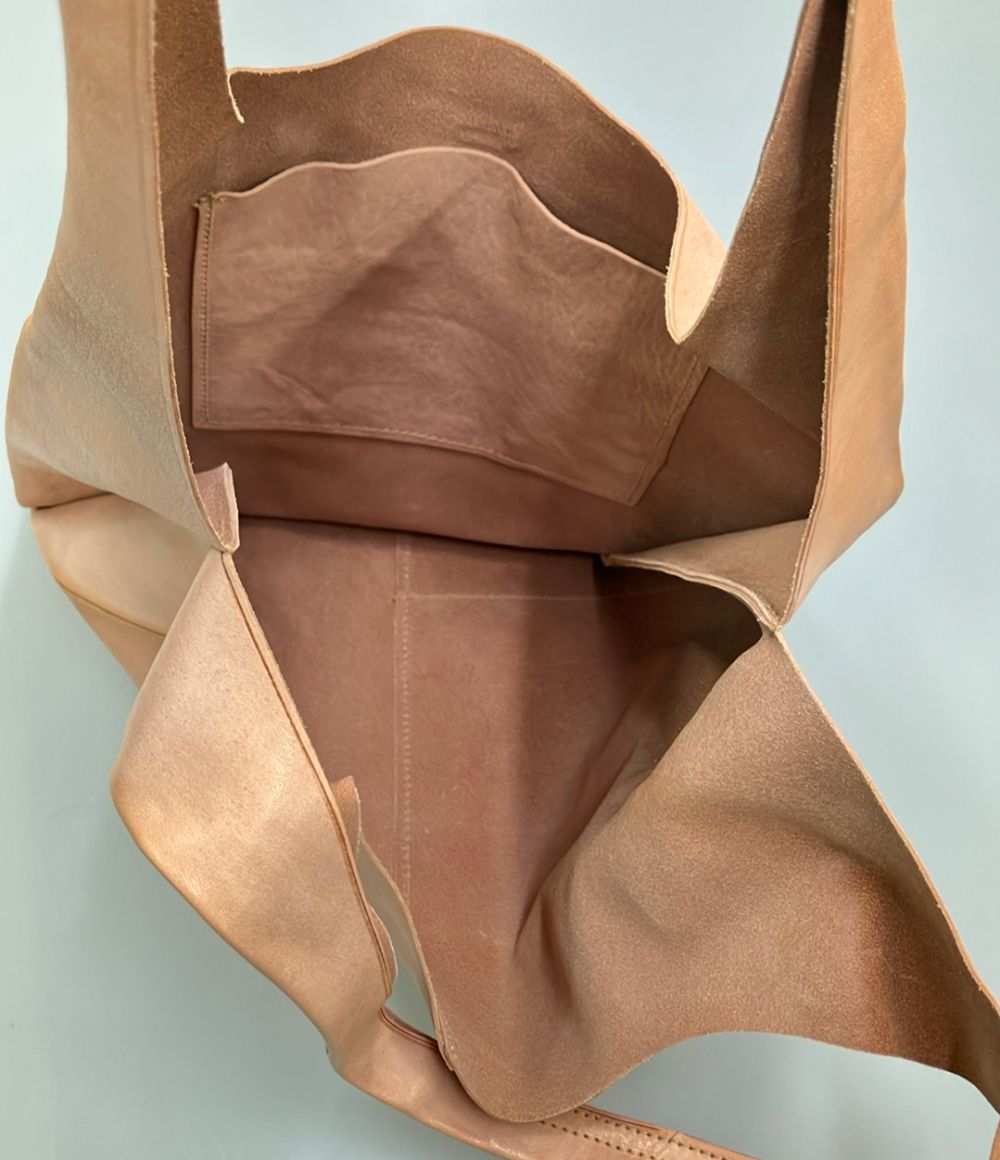 genten beige tote bag accessories included